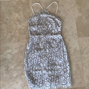 never worn lulus white tight cocktail dress small